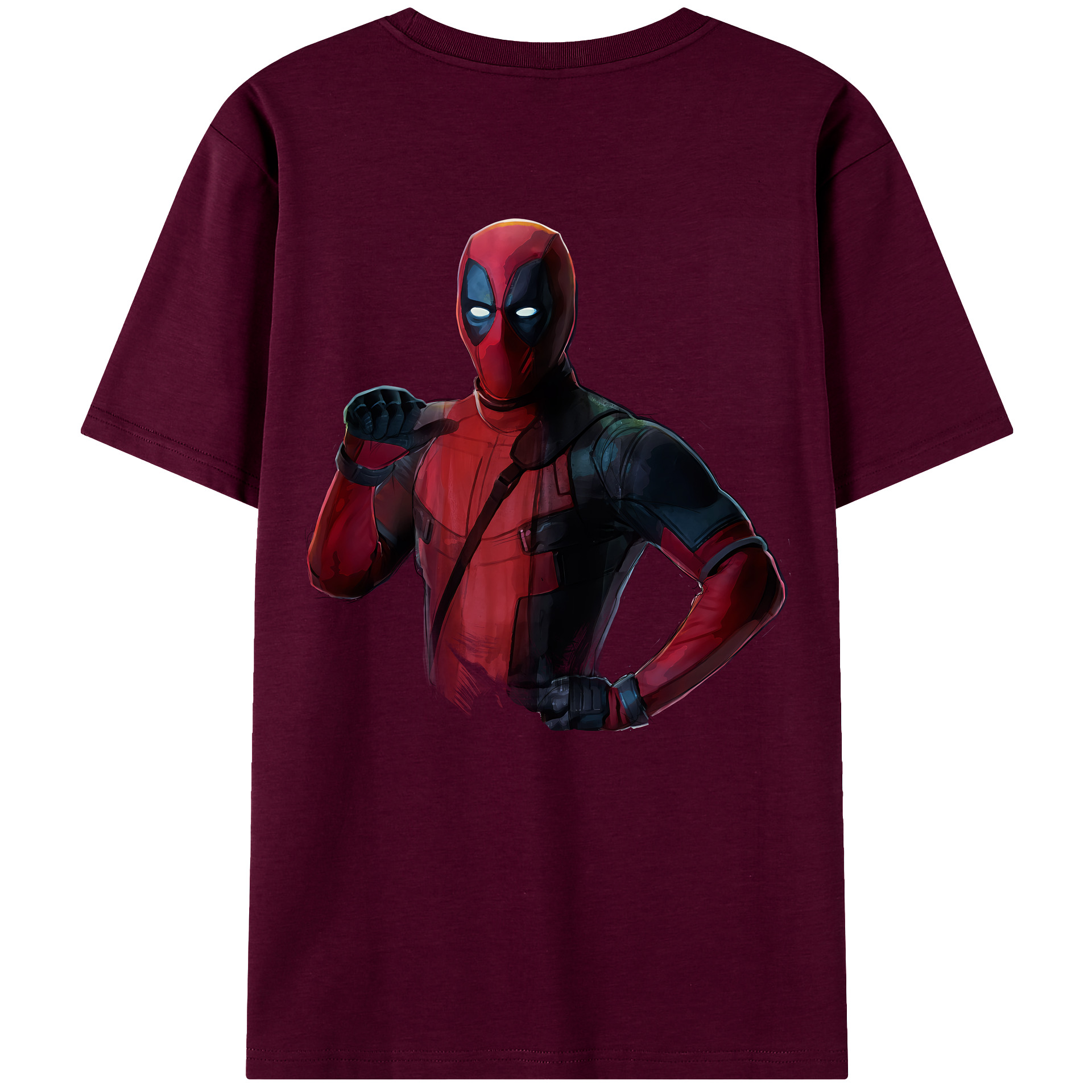 （画像用） Deadpool デッドプール レディース半袖Tシャツ(バックプリント)